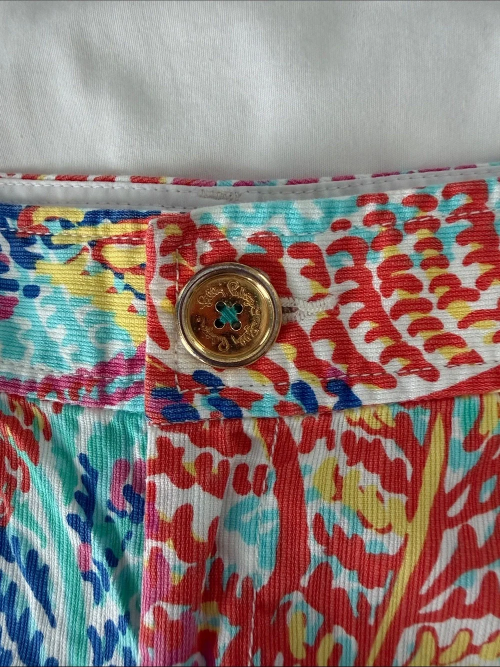 Lilly Pulitzer The Callahan Short Electric Feel Tropical Print Size 6 Women’s